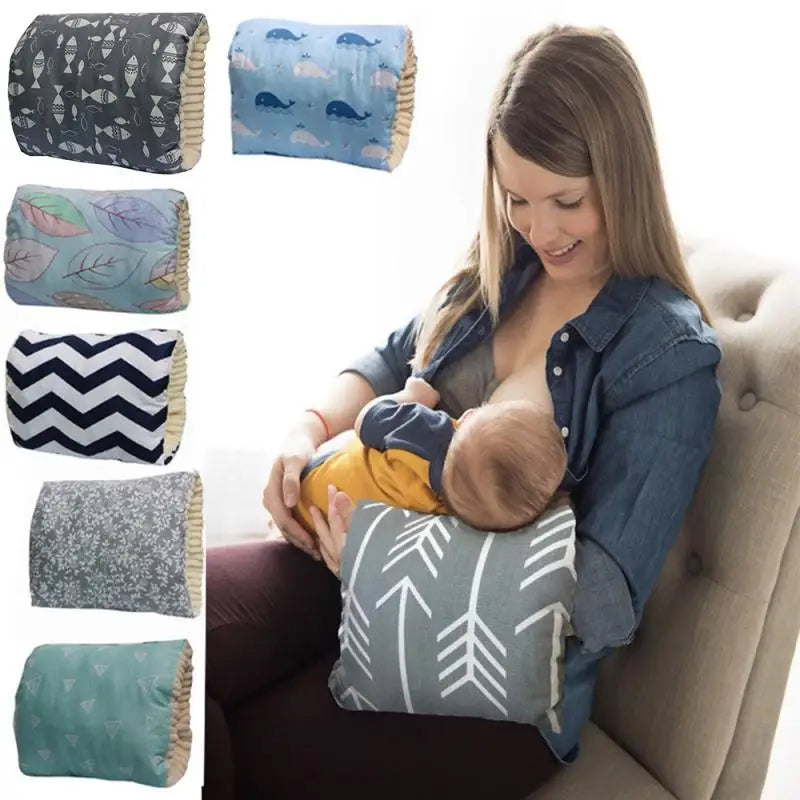 Adjustable Baby Breastfeeding Arm Pillow Soft Cotton Support